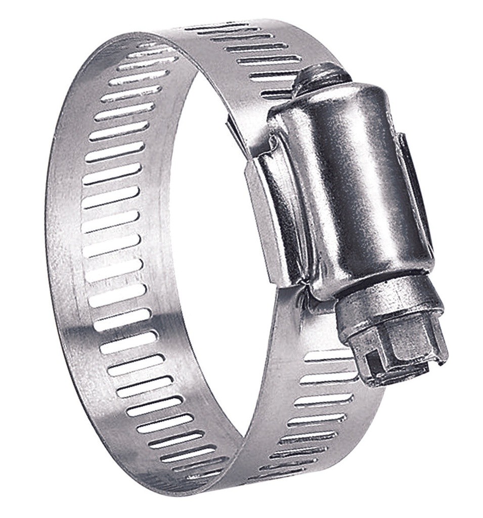 Abrazadera 40-64 mm inoxidable - ancho 12.7 mm