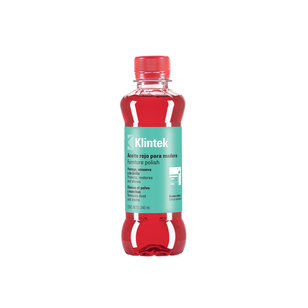 Aceite rojo para muebles, 240 ml, Klintek - Pag 273, 805
