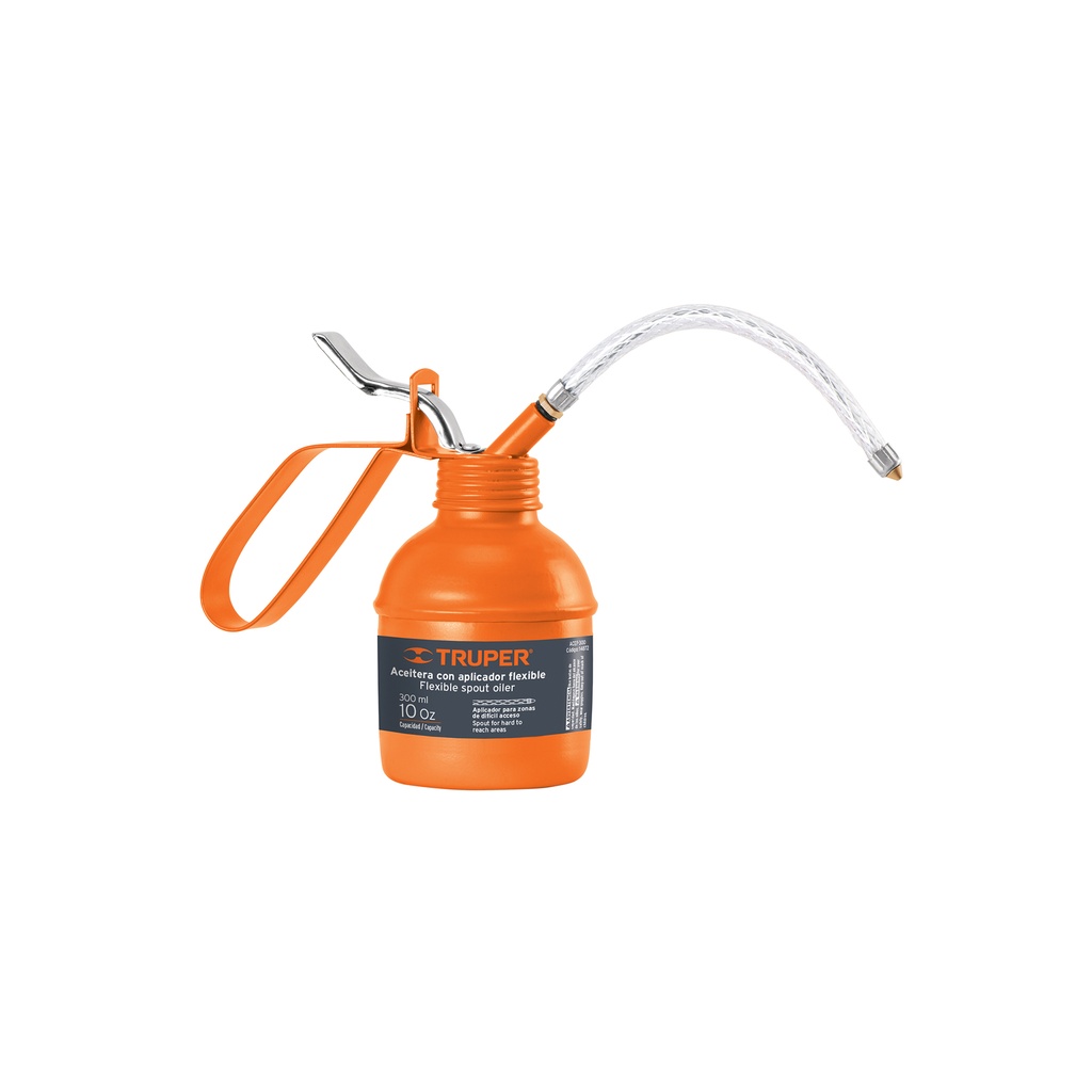 Aceitera de 300 ml (10 oz) con aplicador flexible, Truper - Pag 273