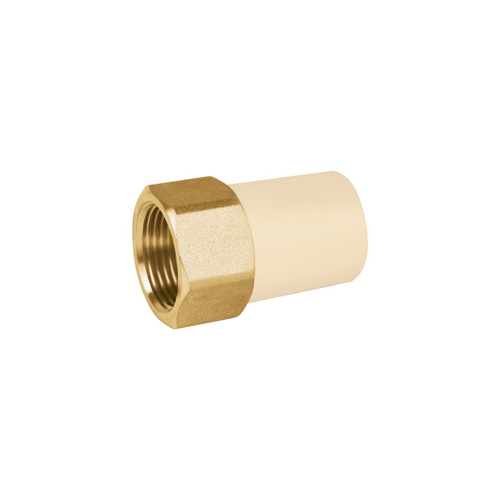 Adaptador hembra de CPVC 3/4' con inserto metálico, Foset - Pag 700