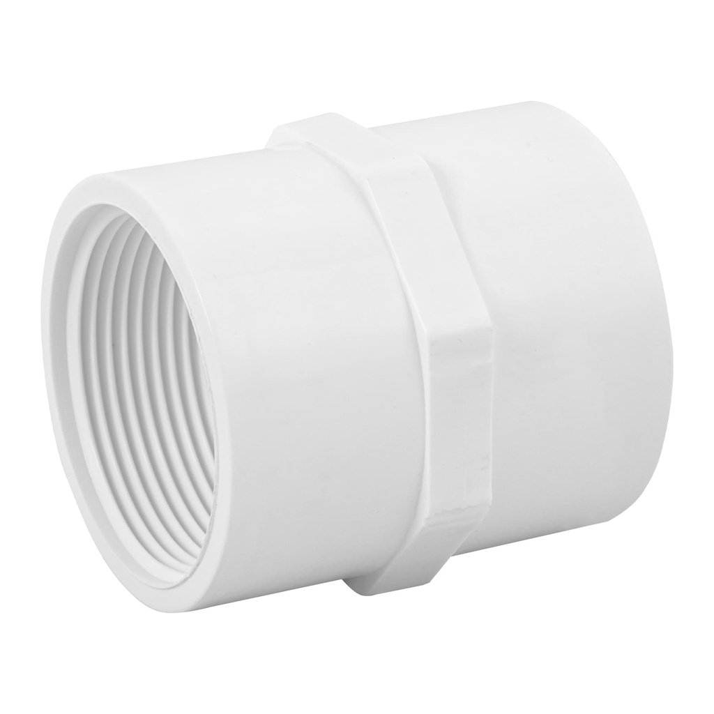 Adaptador hembra de PVC 1-1/2', Foset - Pag 697