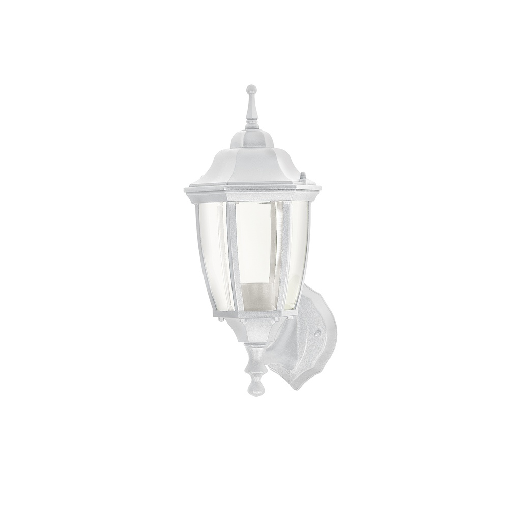Arbotante tipo farol soportado blanco, lámpara no incluida - Pag 603