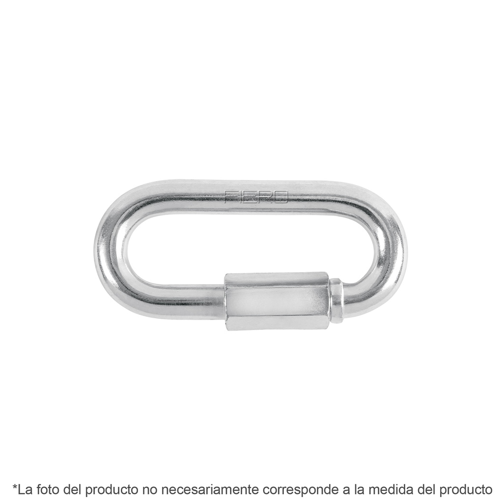 Bandola de acero de 3/8' con seguro, Fiero - Pag 740