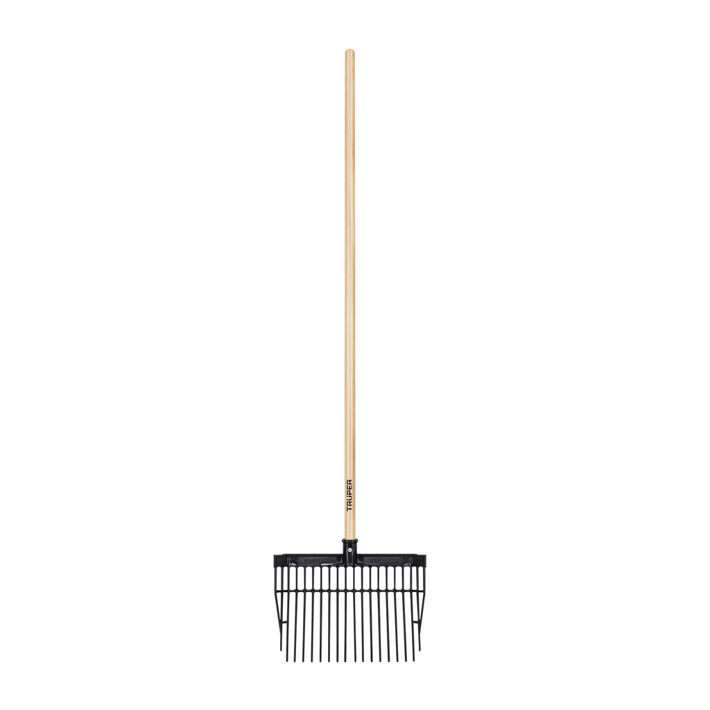 Bieldo cabeza plástica, 16 dientes, mango 54', Truper - Pag 69