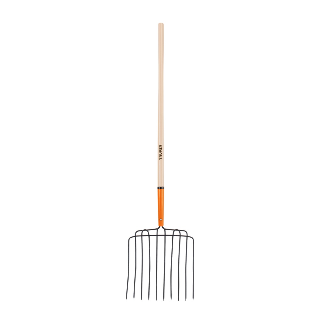Bieldo para estiércol 10 dientes, mango 48', Truper - Pag 69