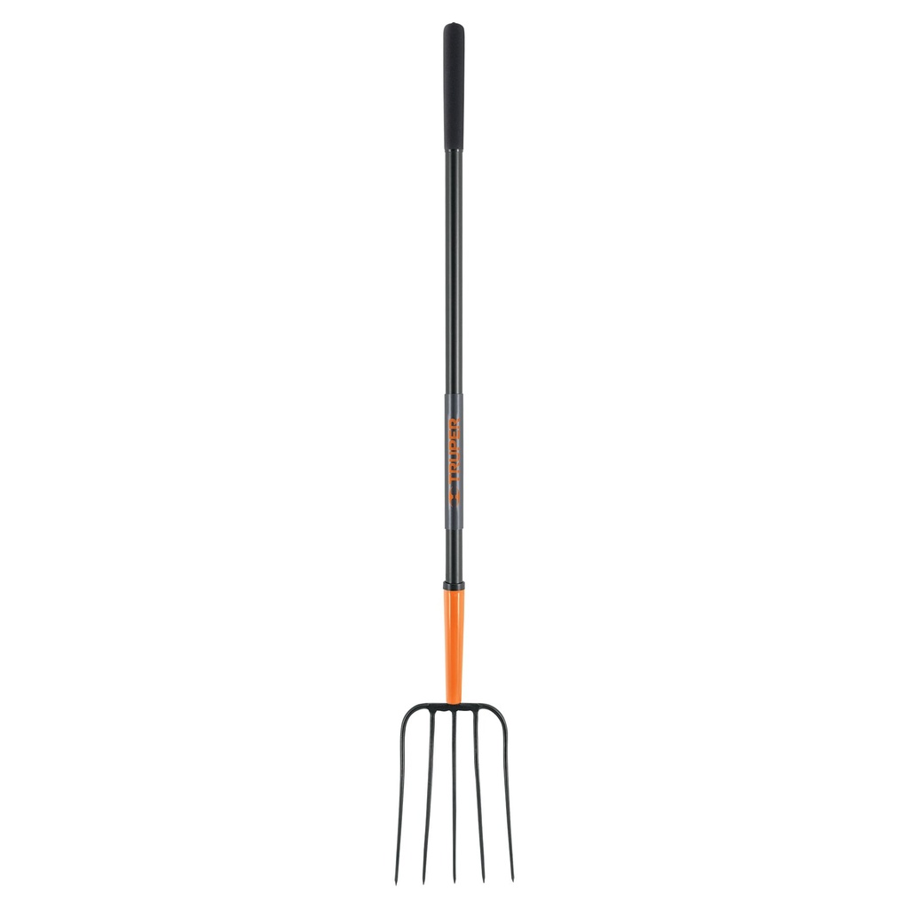 Bieldo para paja, 5 dientes, mango de acero 48', Truper - Pag 69
