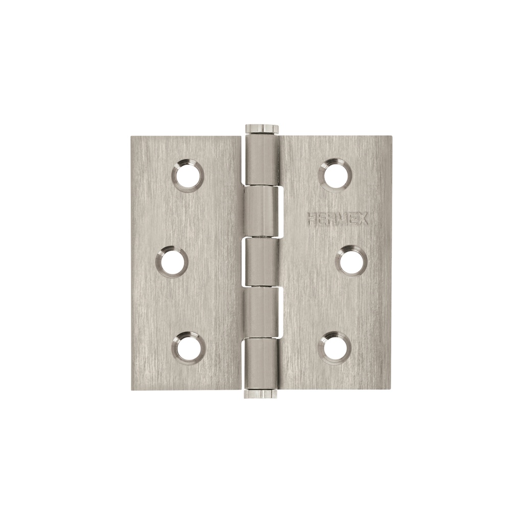 Bisagra cuadrada 2-1/2' acero inoxidable, plana, Hermex - Pag 766