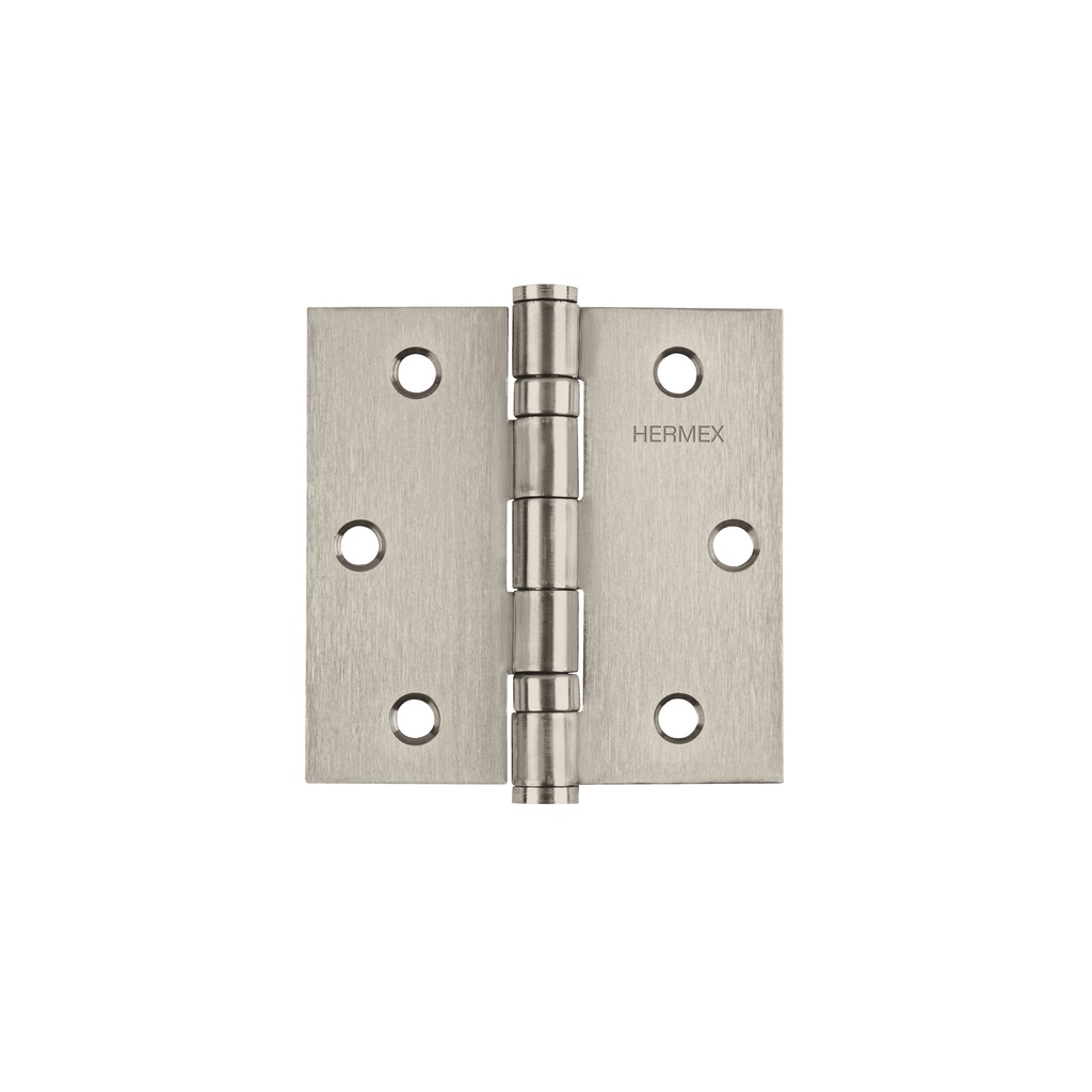 Bisagra cuadrada 3' acero inoxidable, plana, Hermex - Pag 766