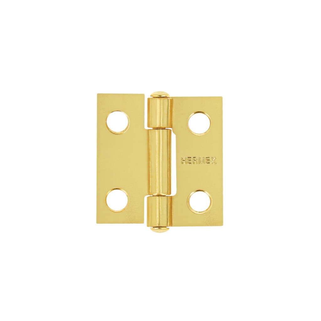 Bisagra rectangular 1' acero latonado, Hermex - Pag 767