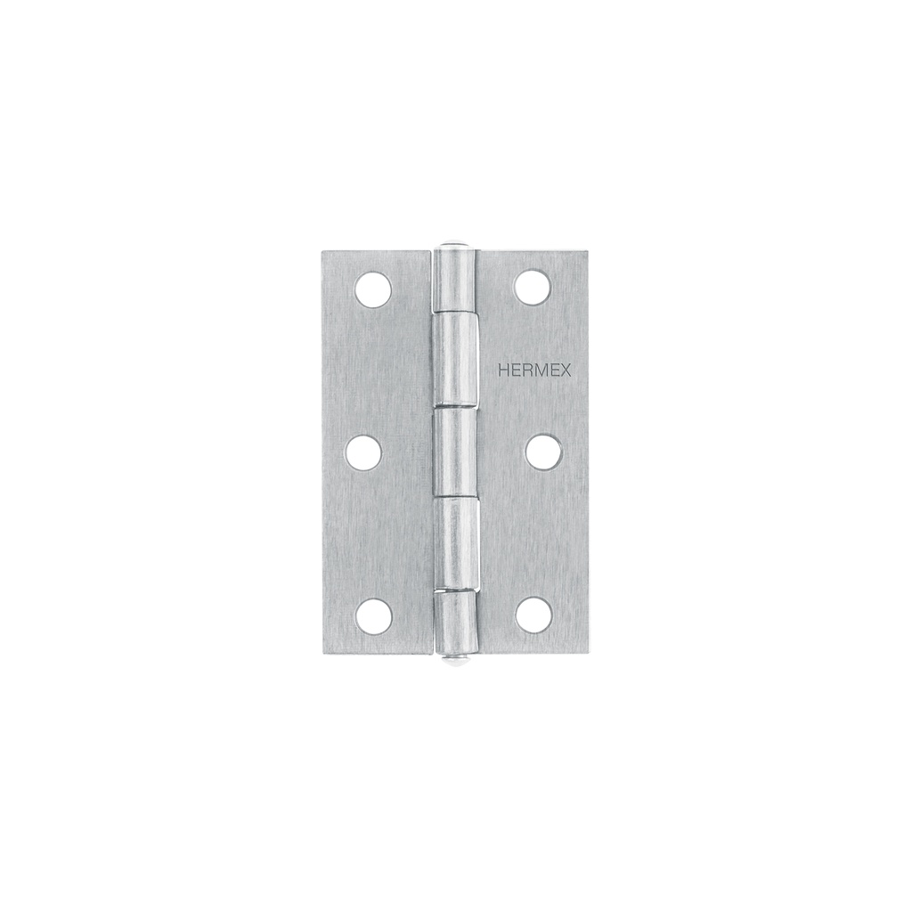 Bisagra rectangular 3' acero pulido, Hermex - Pag 767