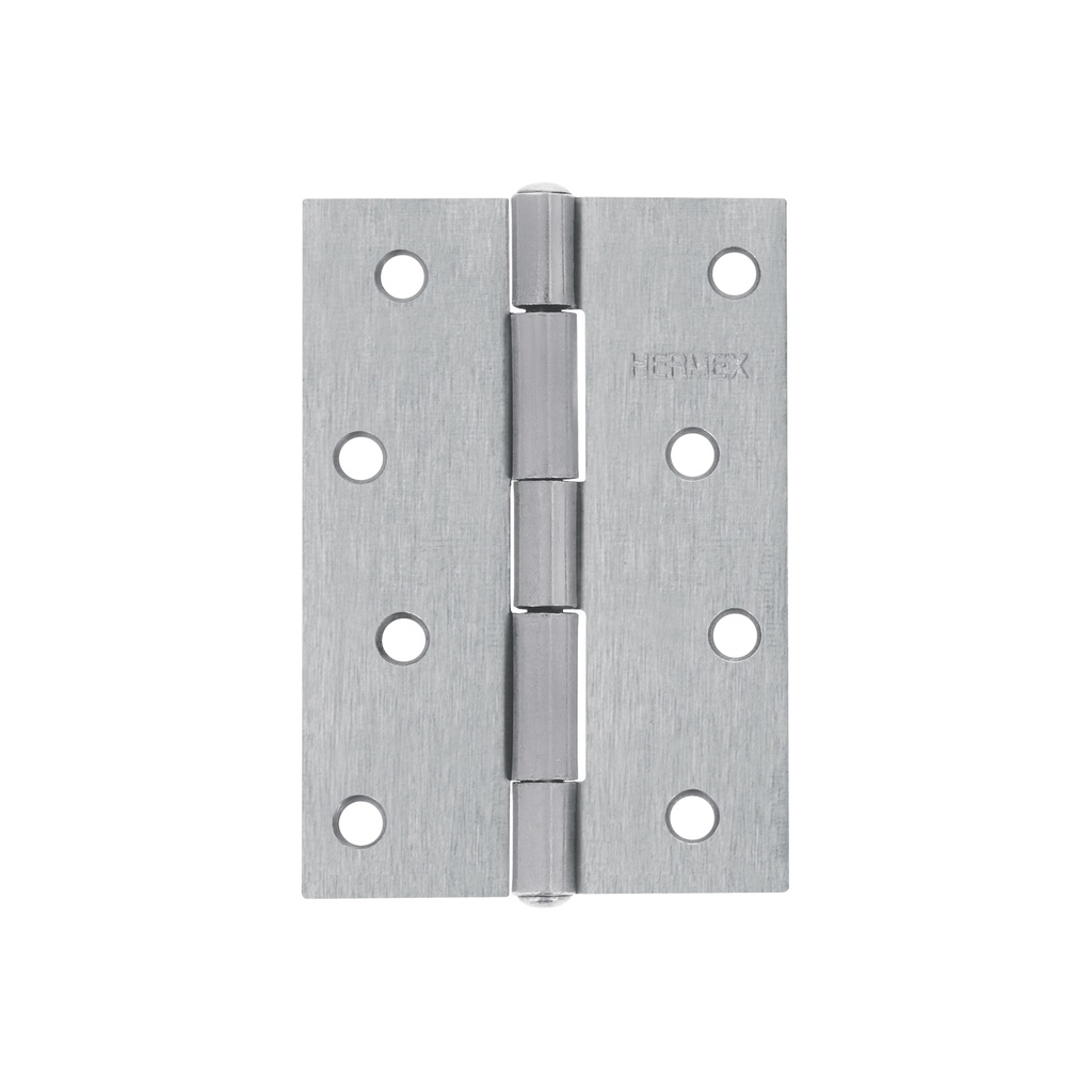 Bisagra rectangular 4' acero pulido, Hermex - Pag 767