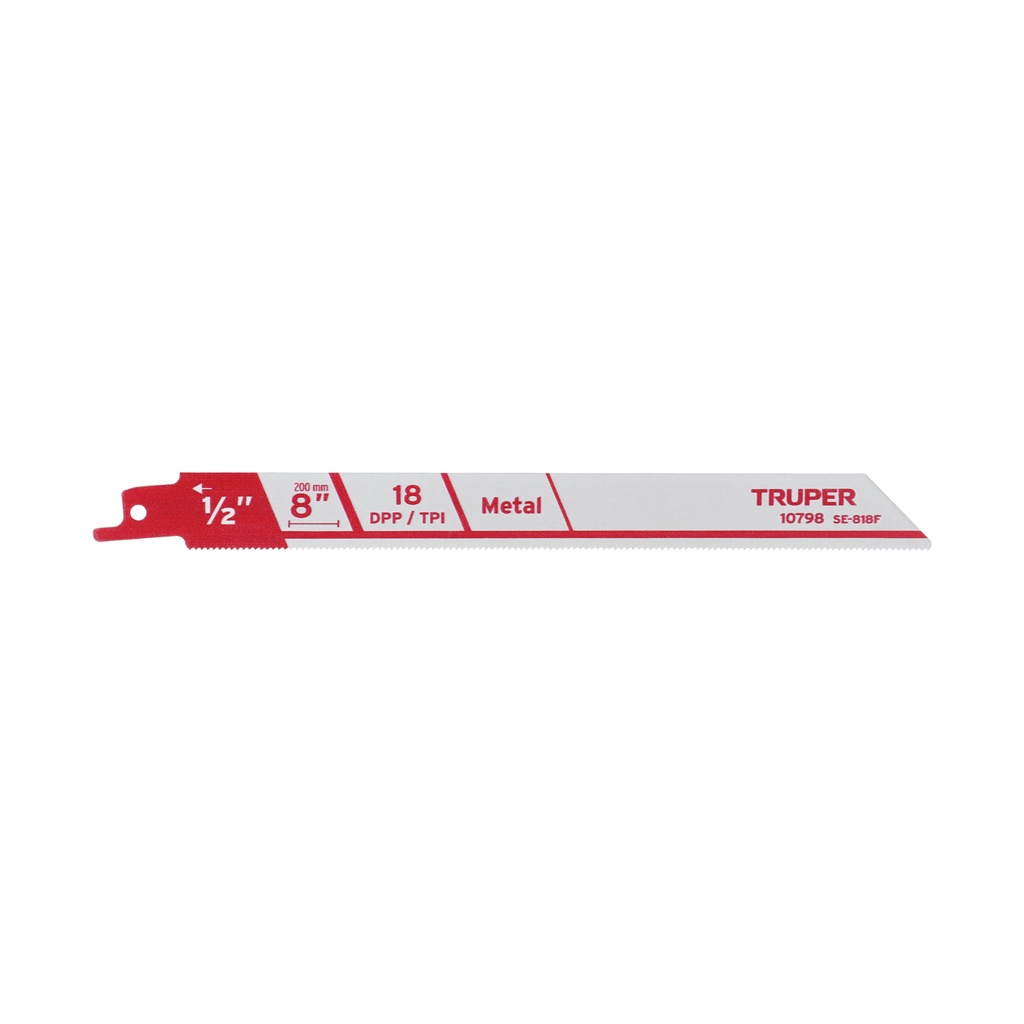 Blíster con 2 seguetas sierra sable 8' 18 DPP para metal - Pag 433
