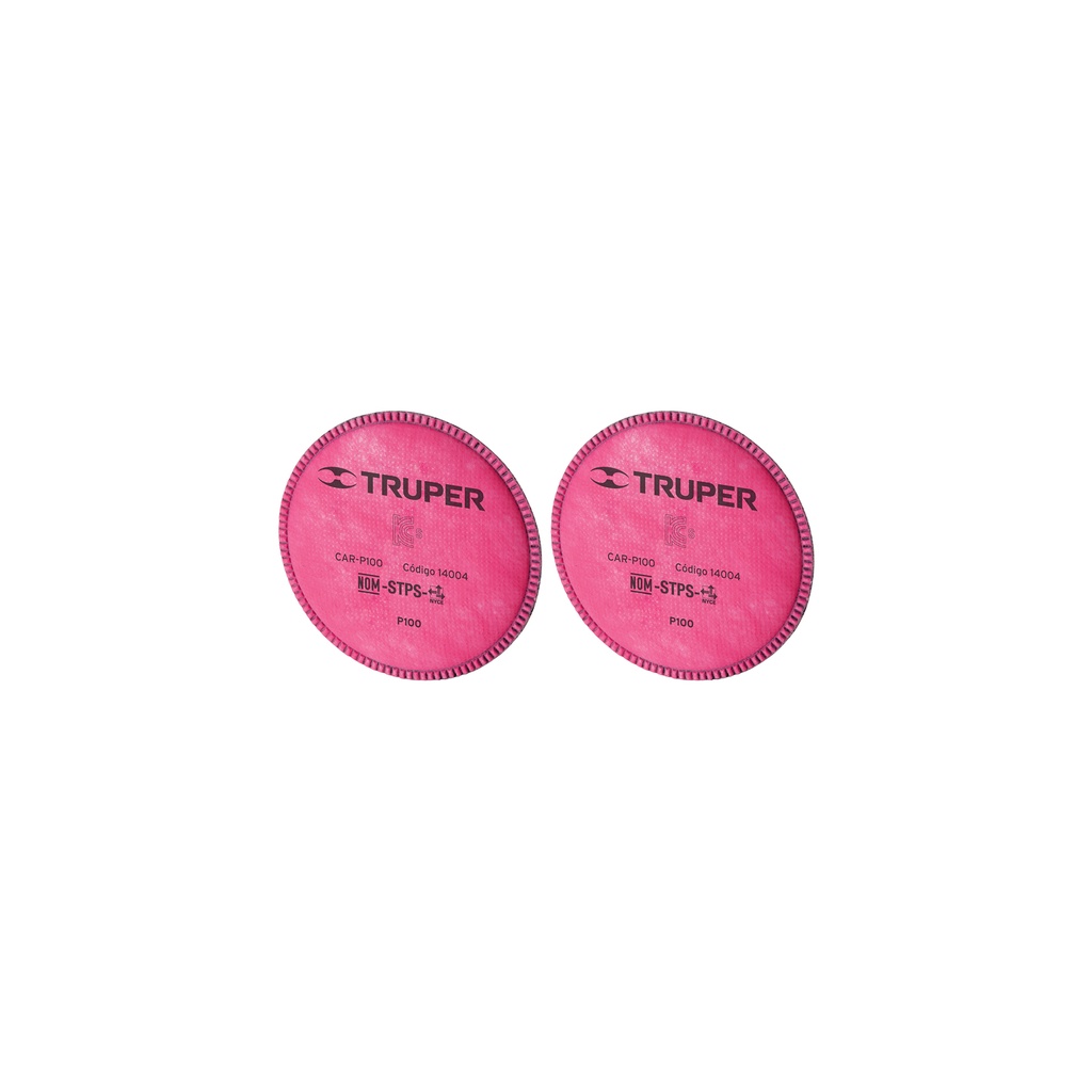 Bolsa con 2 filtros de repuesto R95, Truper - Pag 439