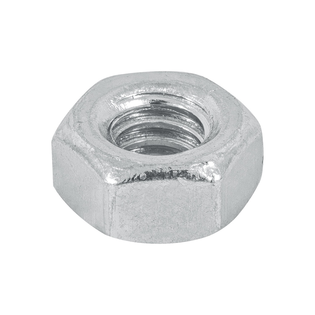 Bolsa con 250 tuercas 1/4' hexagonales de acero galvanizado - Pag 569