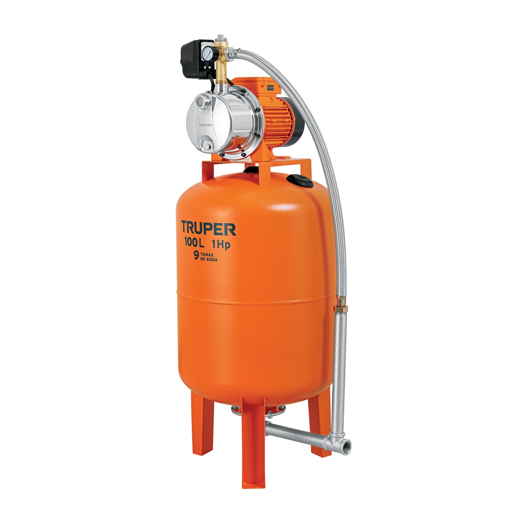 Bomba hidroneumática 1 HP, 100 litros, Truper - Pag 50