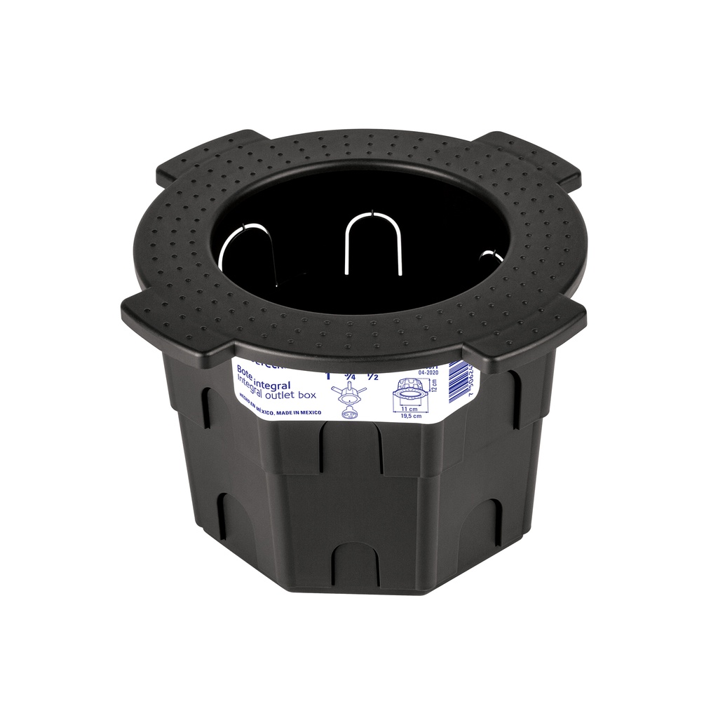 Bote integral de 12 cm, aro interno de 11 cm, Volteck - Pag 541