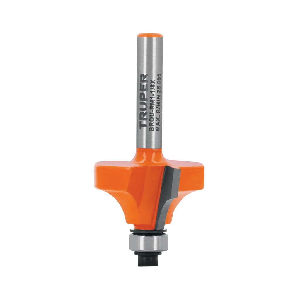 Broca para router, redondeado con moldura, 1-1/8' con balero - Pag 82