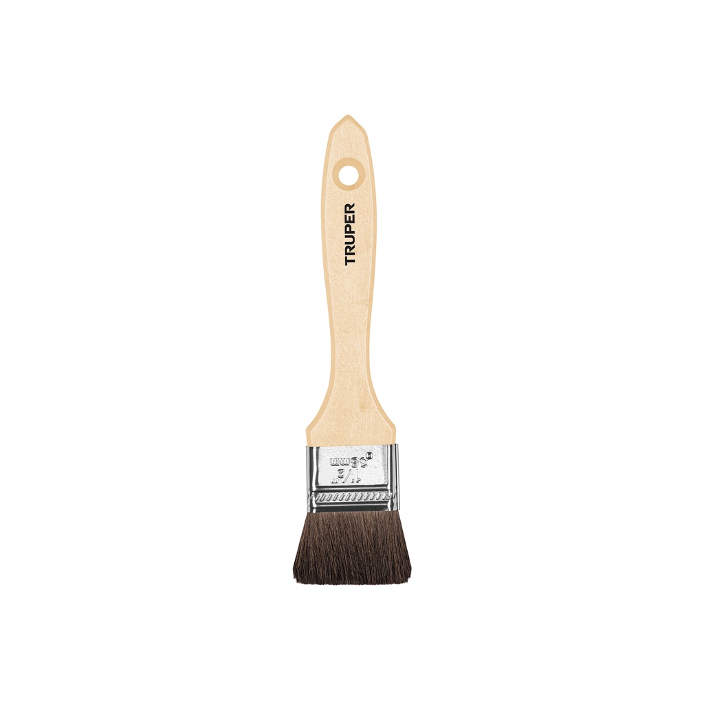 Brocha pelo de camello de 1-1/2' con mango de madera, Truper - Pag 389