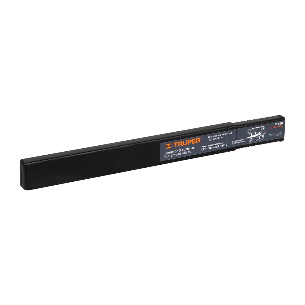 Caja con 3 cuchillas HSS para cepillo de piso CEP-15X - Pag 305