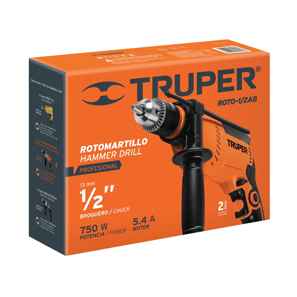 Caja de empaque de repuesto para ROTO-1/2A8, Truper - Pag 315