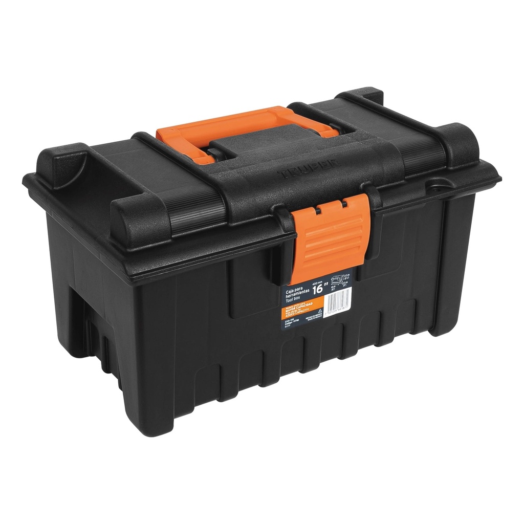 Caja para herramienta de 16' sin compartimentos, Truper - Pag 87