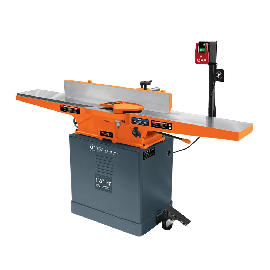 Canteadora 8' de 1120 W (1-1/2 HP), Truper - Pag 304