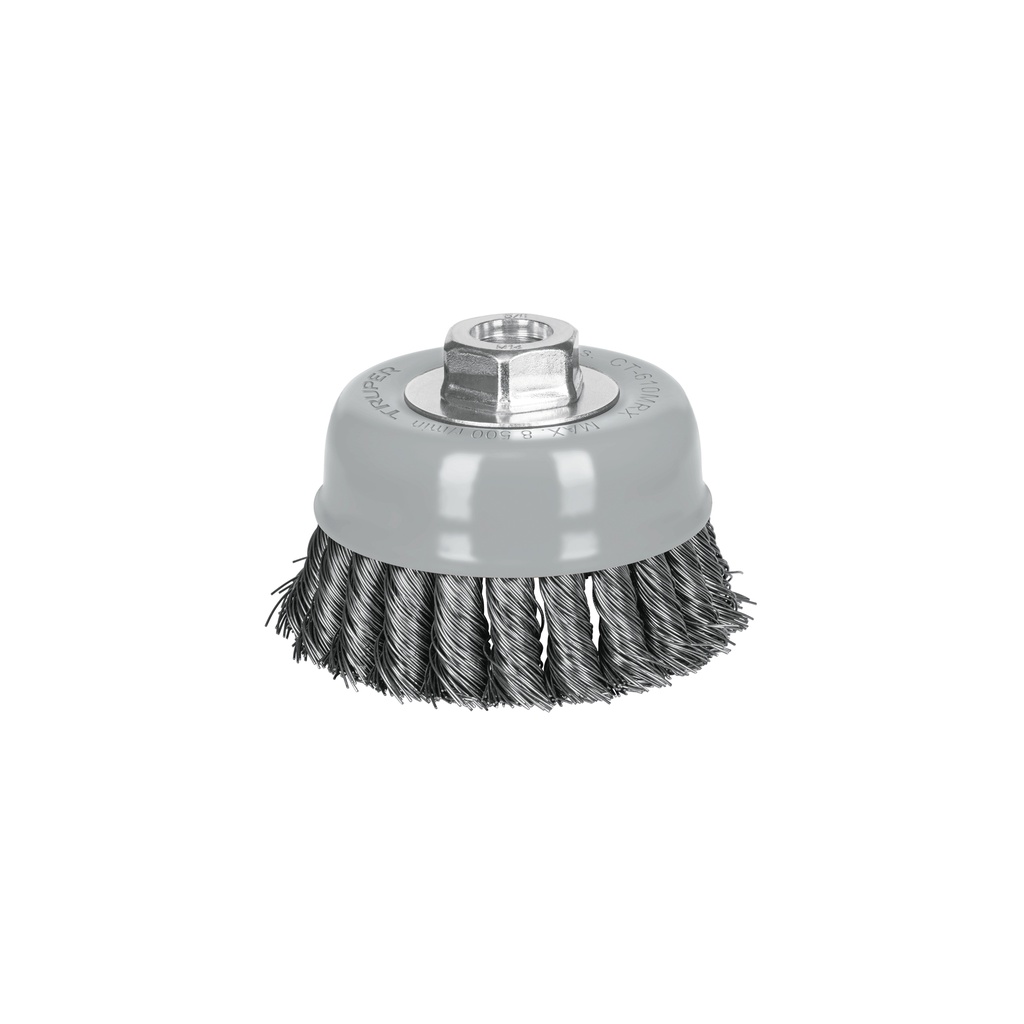 Carda copa 4' alambre trenzado grueso, Multi-rosca, Truper - Pag 90