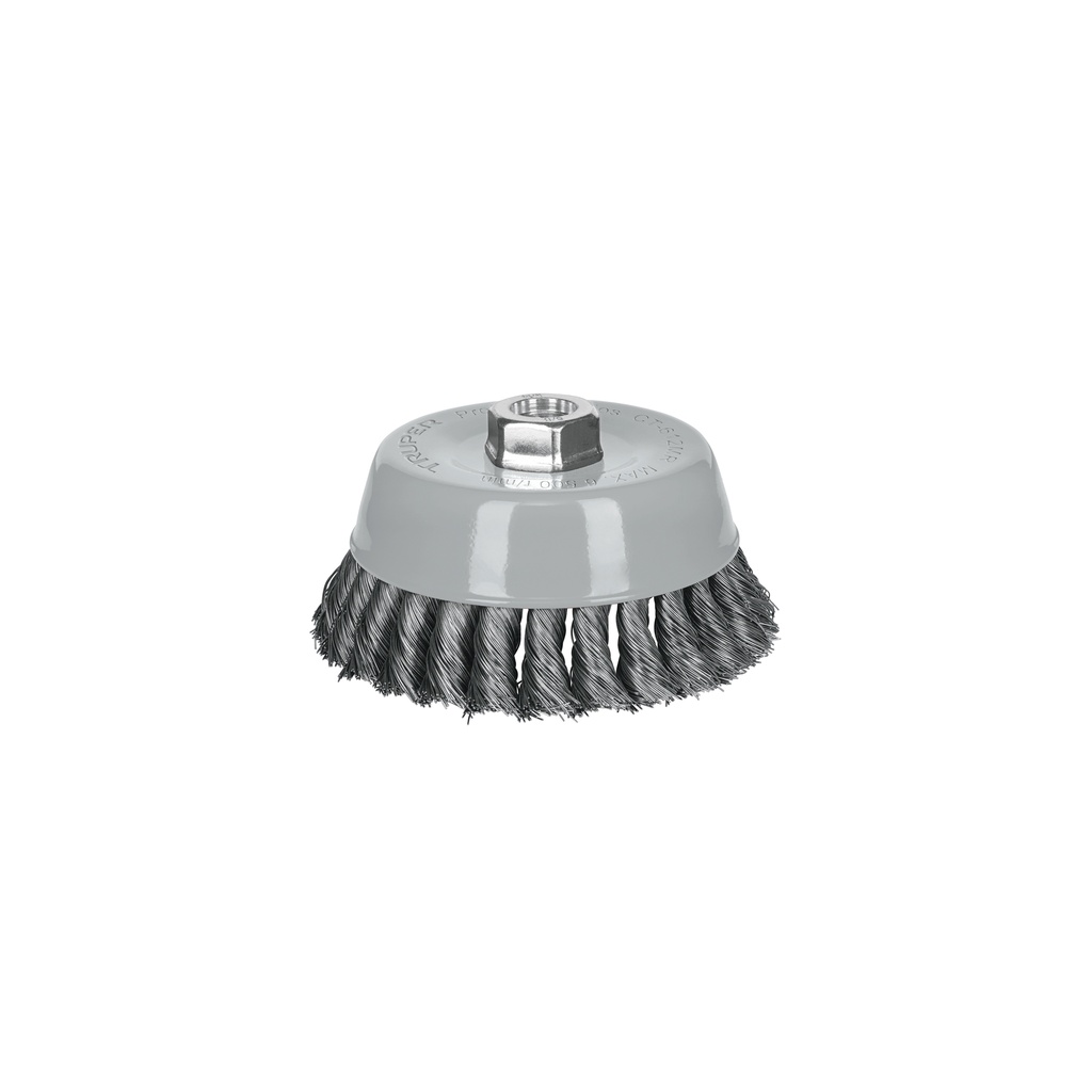 Carda copa 5' alambre trenzado fino, Multi-rosca, Truper - Pag 90