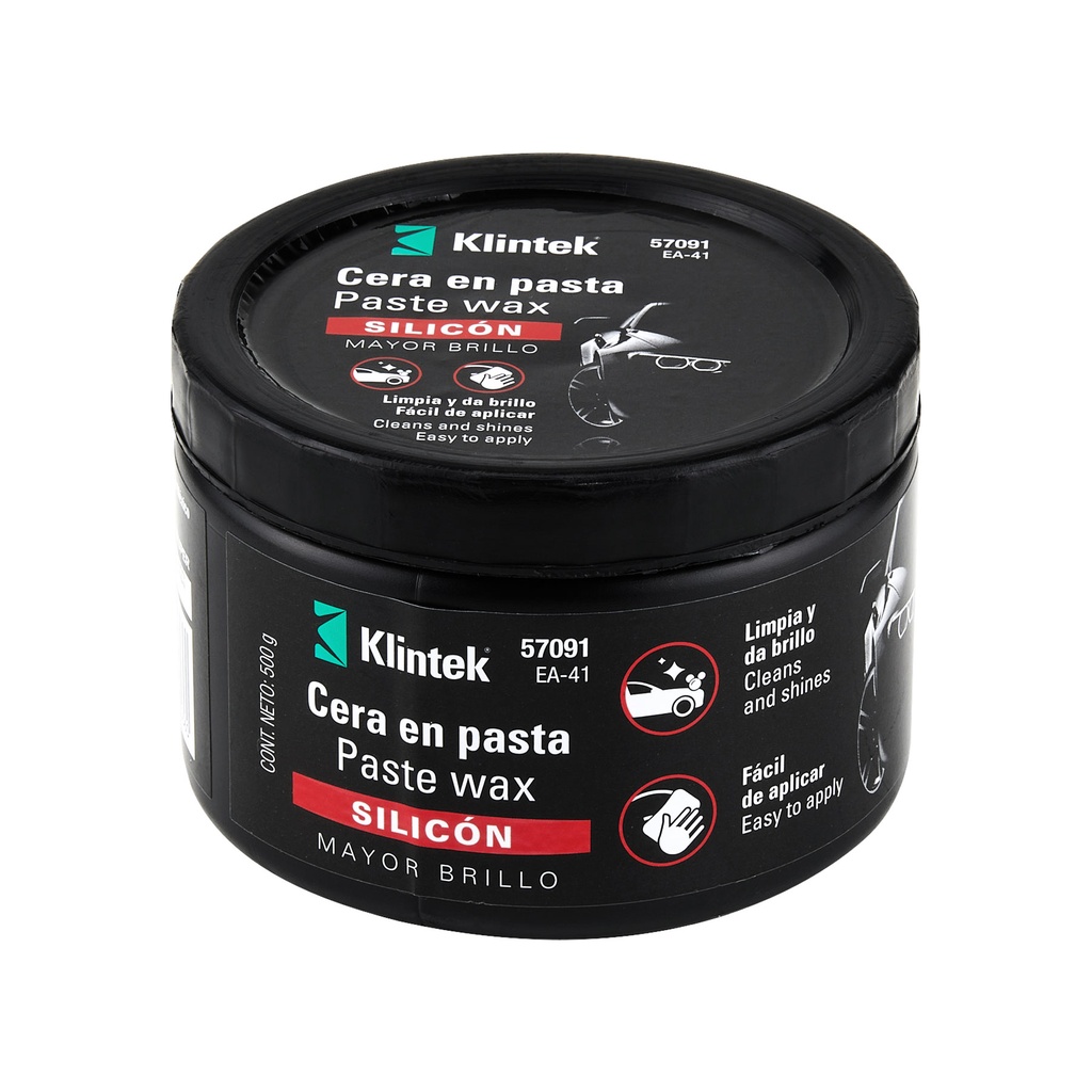 Cera en pasta de silicón para auto, 500 g, Klintek - Pag 806
