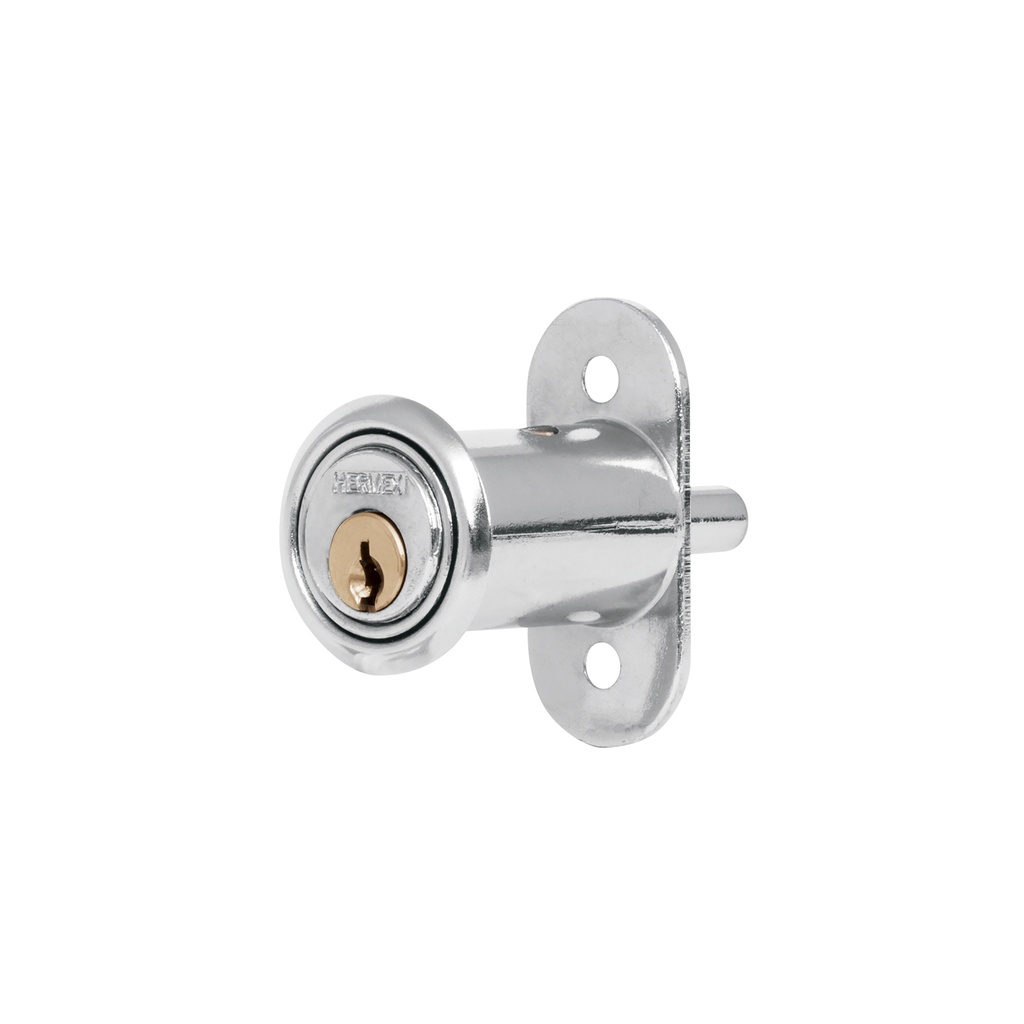Cerradura para mueble, modelo 20, cromo, Hermex - Pag 791, 798