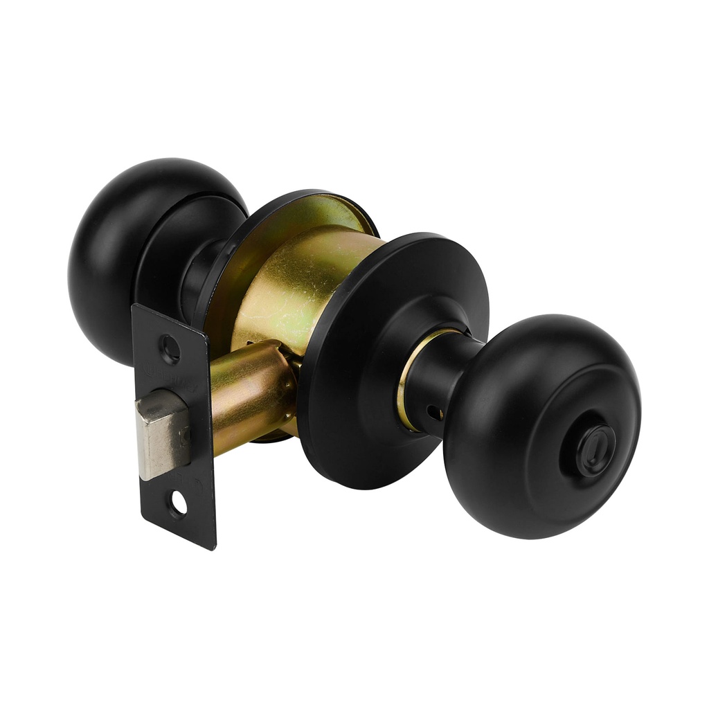 Cerradura pomo, negro, oval, baño, Hermex - Pag 781