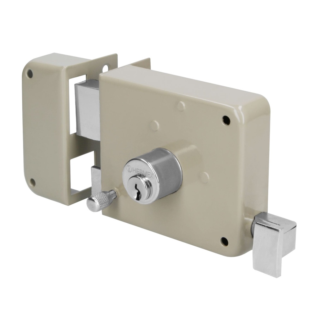 Cerradura sobreponer izq instala-fácil, caja, Hermex Basic - Pag 784, 798
