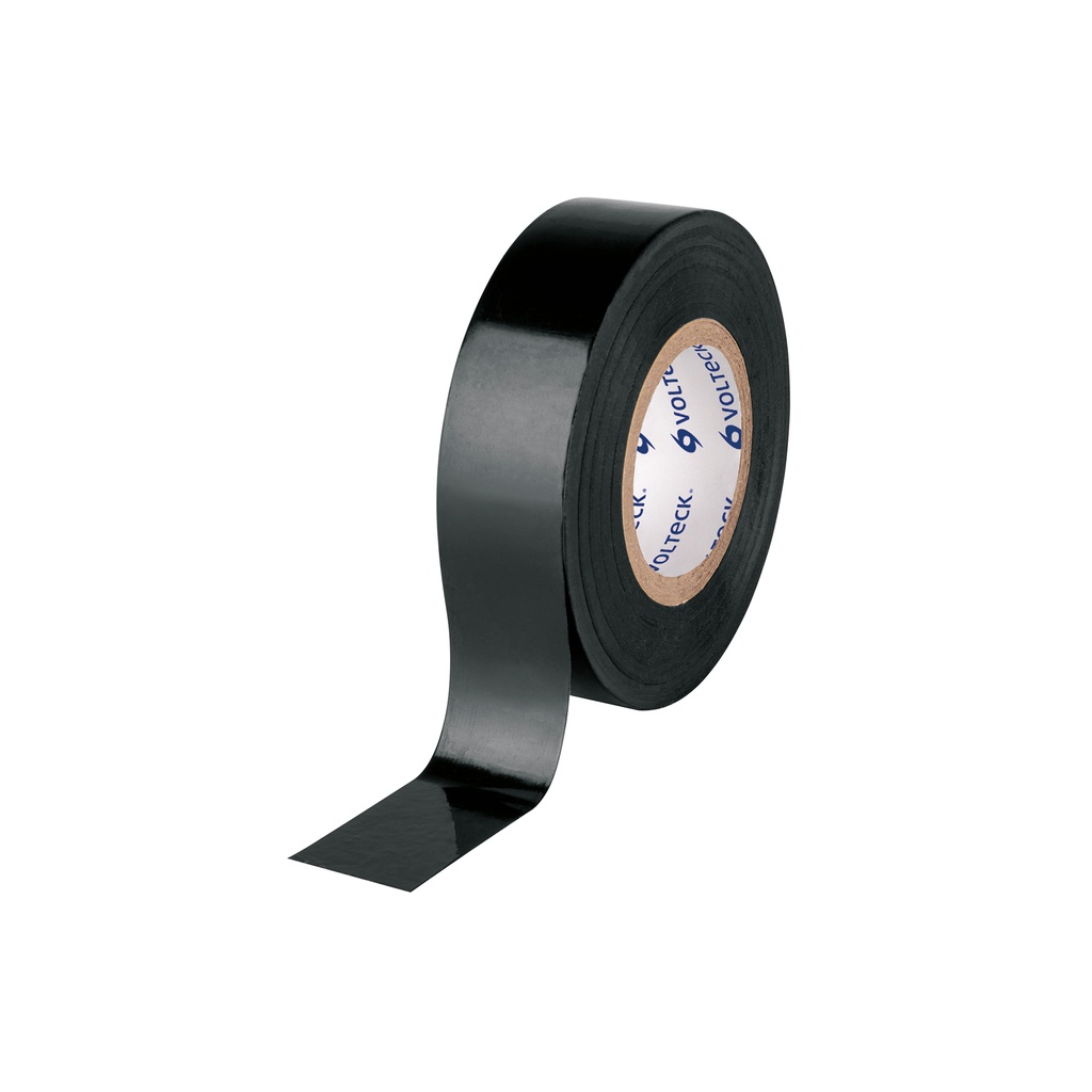 Cinta de aislar de 18 m x 19 mm, negra, Volteck - Pag 112, 544