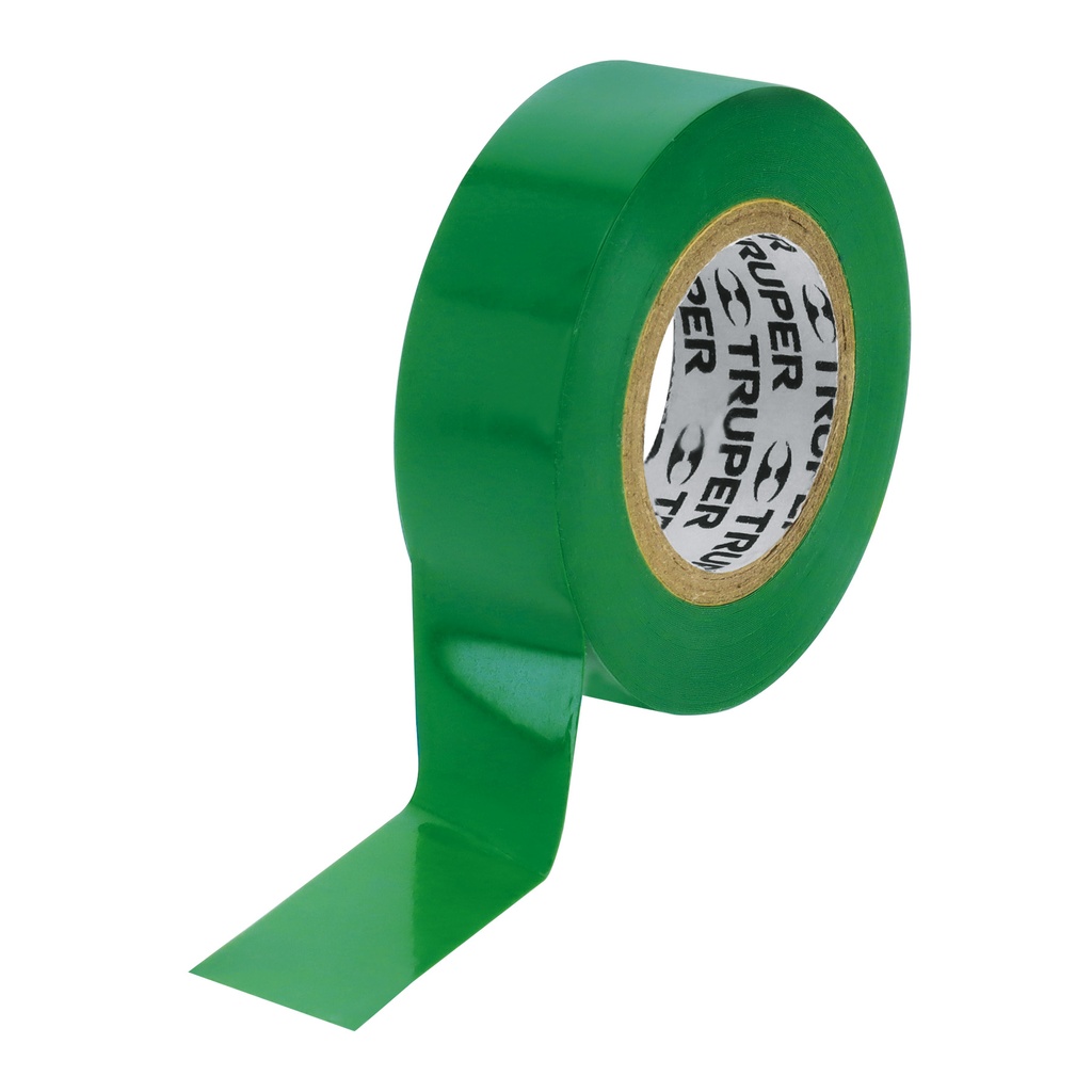 Cinta de aislar de 9 m x 19 mm, verde, Truper - Pag 112