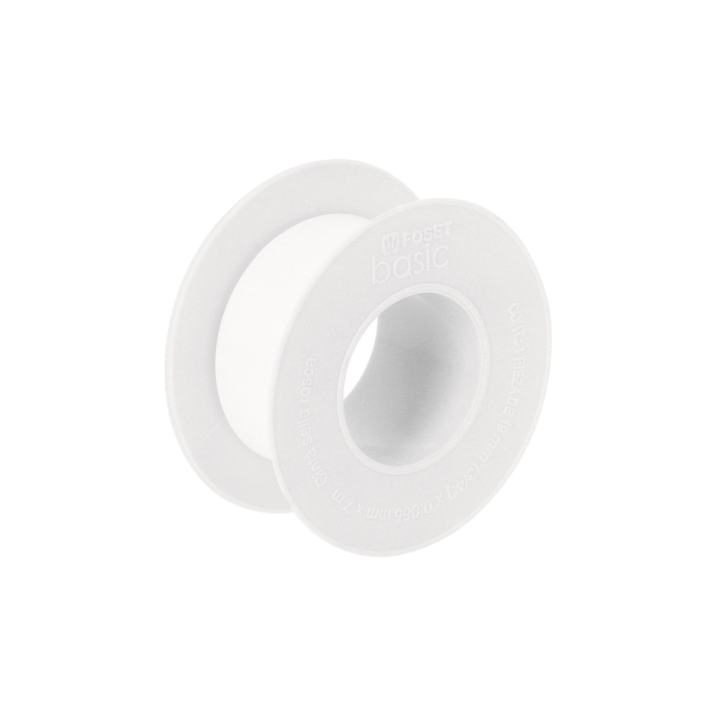 Cinta sella roscas 3/4' x 7 m, uso general, Foset Basic - Pag 113, 709