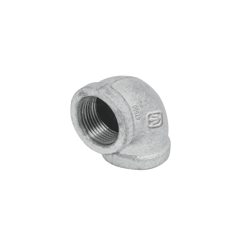 Codo 90° acero galvanizado de 3/4', Foset - Pag 708