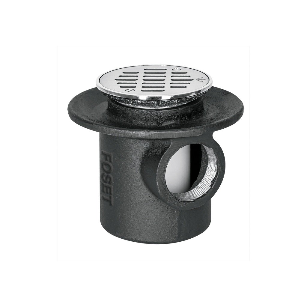 Coladera de hierro de una boca para piso, rejilla inox - Pag 673