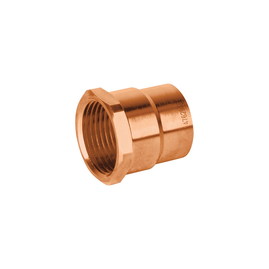 Conector de cobre de rosca interior 3/4', Foset Basic - Pag 713