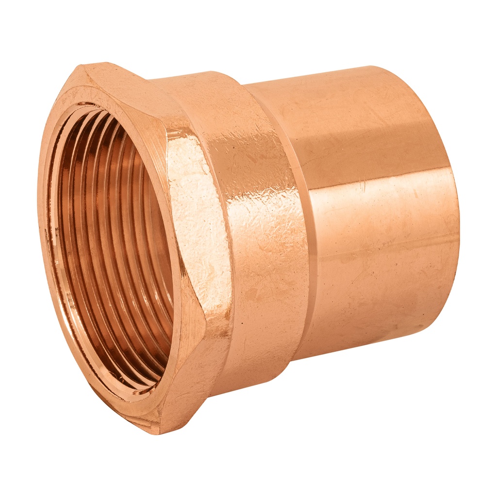 Conector de cobre, rosca interior 1-1/2', Foset - Pag 712