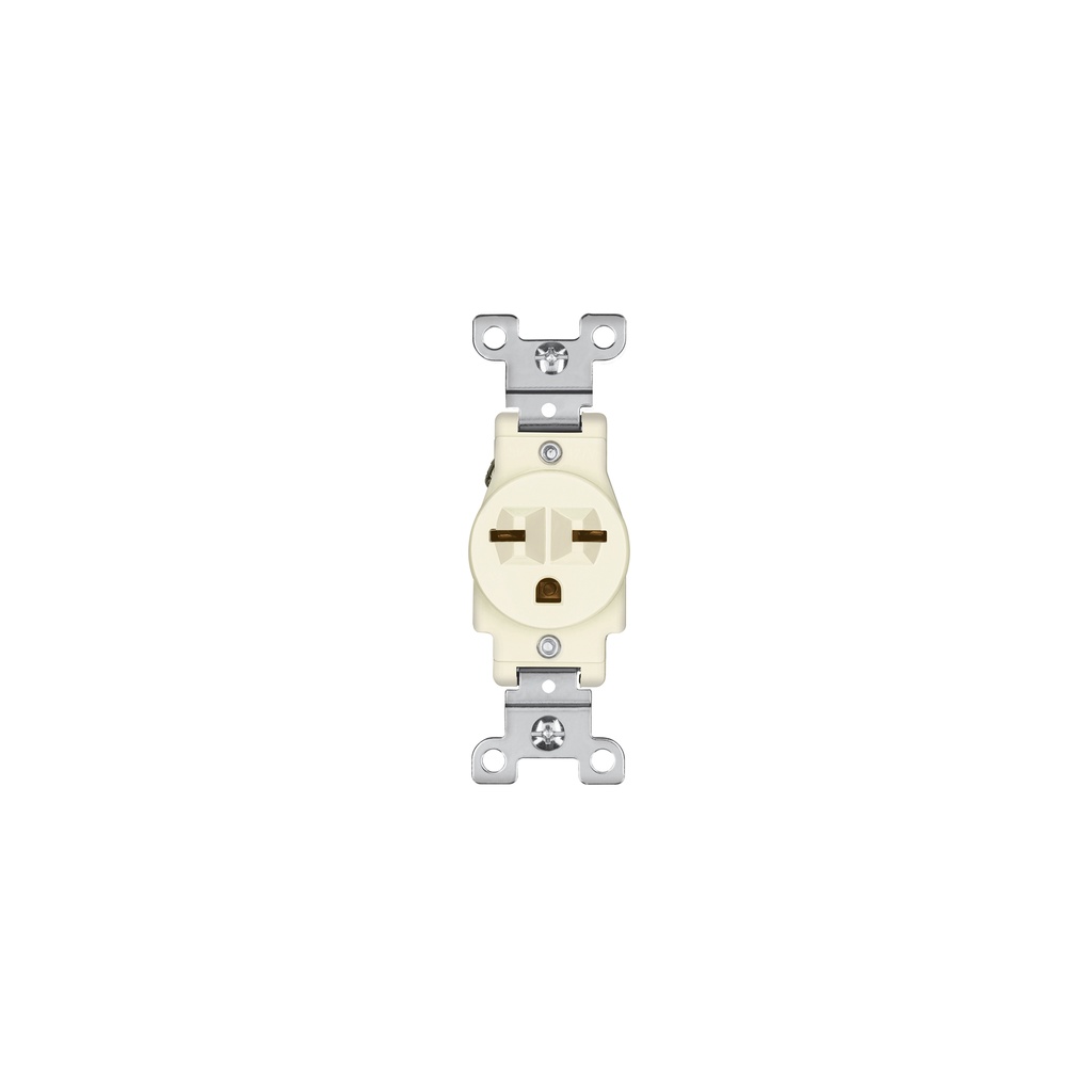 Contacto sencillo, cara de chino,  Standard, marfil, Volteck - Pag 536