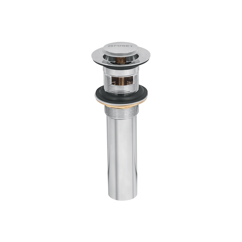 Contra p/lavabo con rebosadero, sistema push, cromo, 1-1/4' - Pag 670