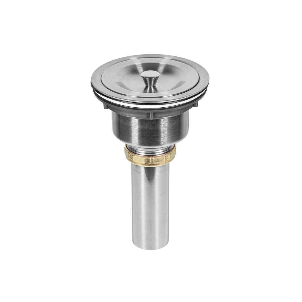 Contracanasta 3-1/2' de acero inoxidable con tapa, Foset - Pag 669