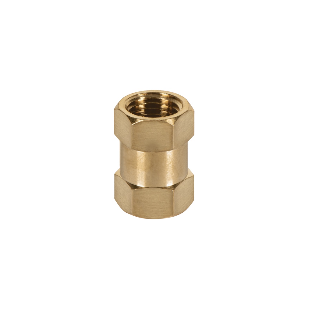 Cople de latón, tipo FF, cuerda 1/4 NPT, Truper - Pag 122