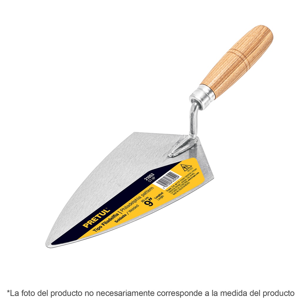 Cuchara para albañil 10' tipo Filadelfia, Pretul - Pag 149