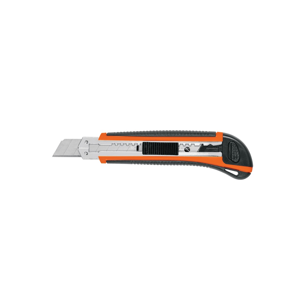 Cutter 18 mm profesional con alma metálica y grip, Truper - Pag 146