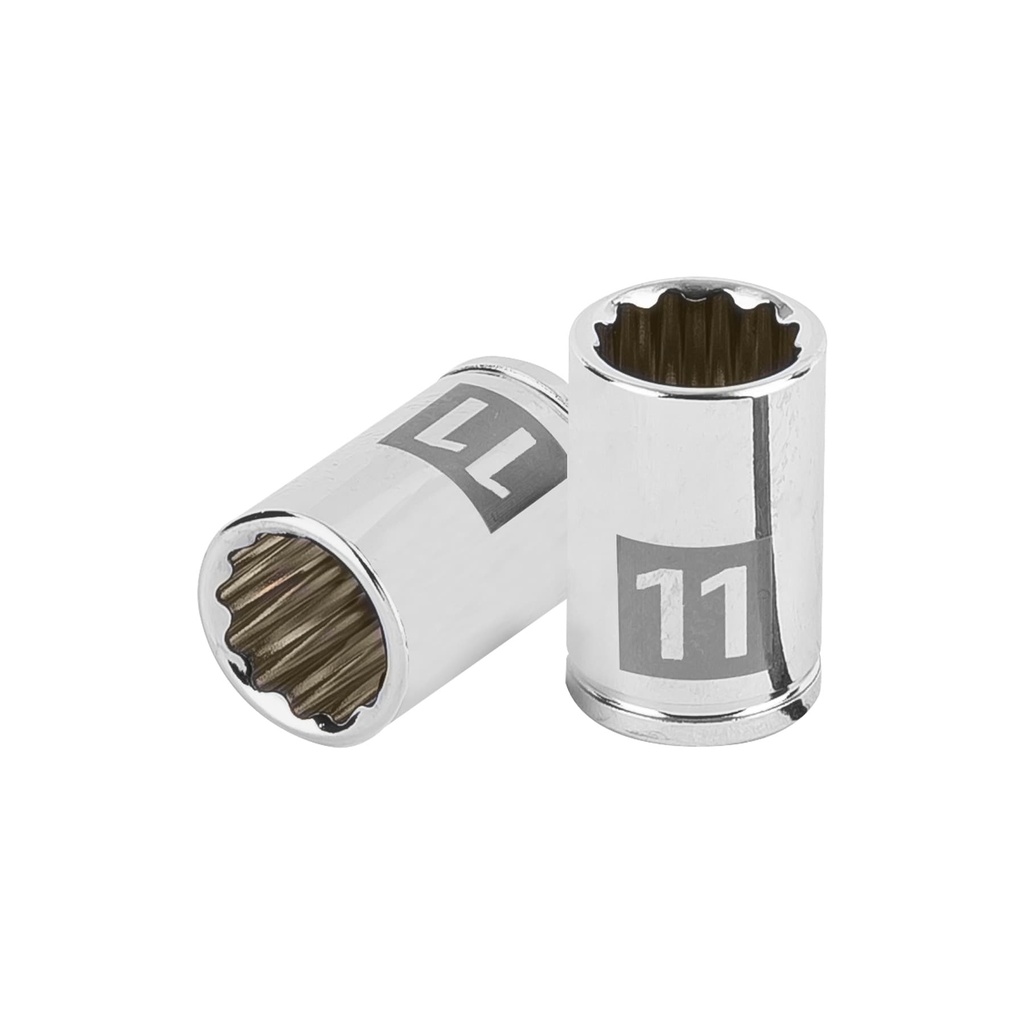 Dado de 11 mm, 12 puntas, cuadro 1/4', Truper - Pag 150