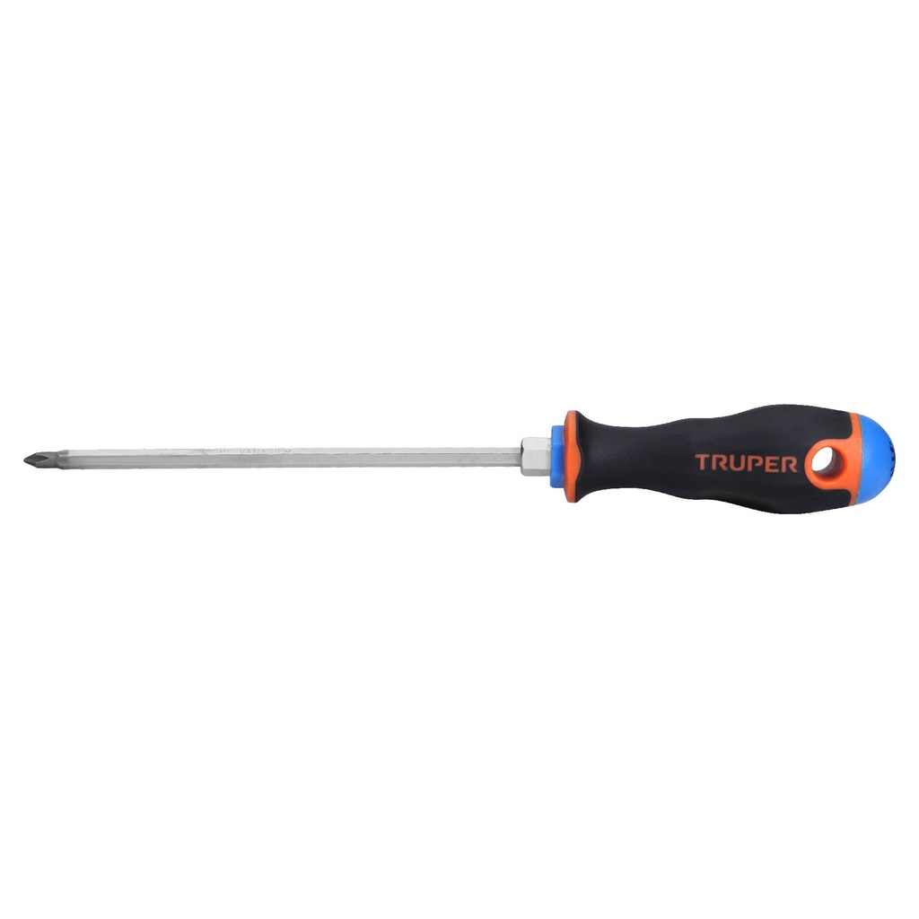 Desarmador de cruz 3/16' x 6' mango Comfort Grip, Truper - Pag 164