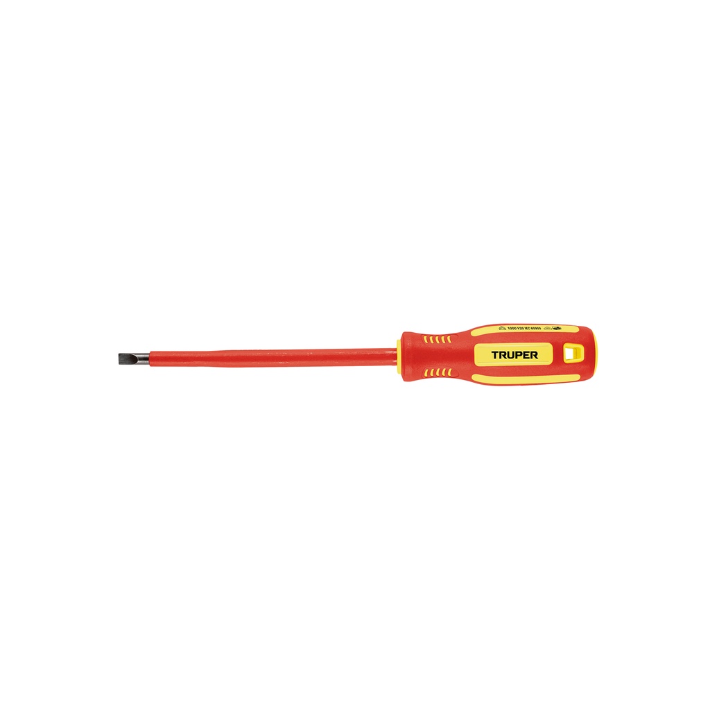 Desarmador dieléctrico plano 1/4' x 6', Truper - Pag 166
