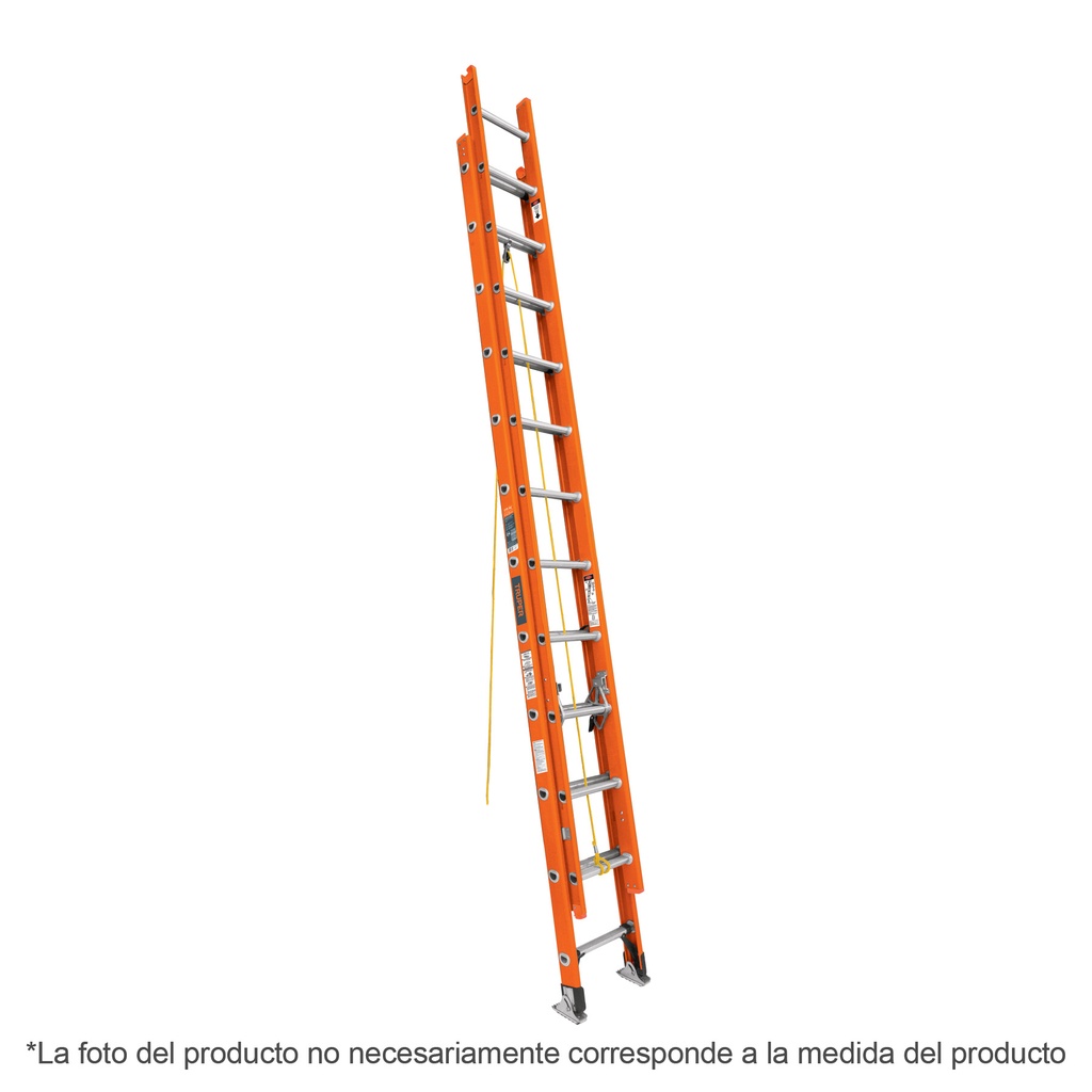 Escalera de extensión, tipo II, 28 peldaños, fibra de vidrio - Pag 194