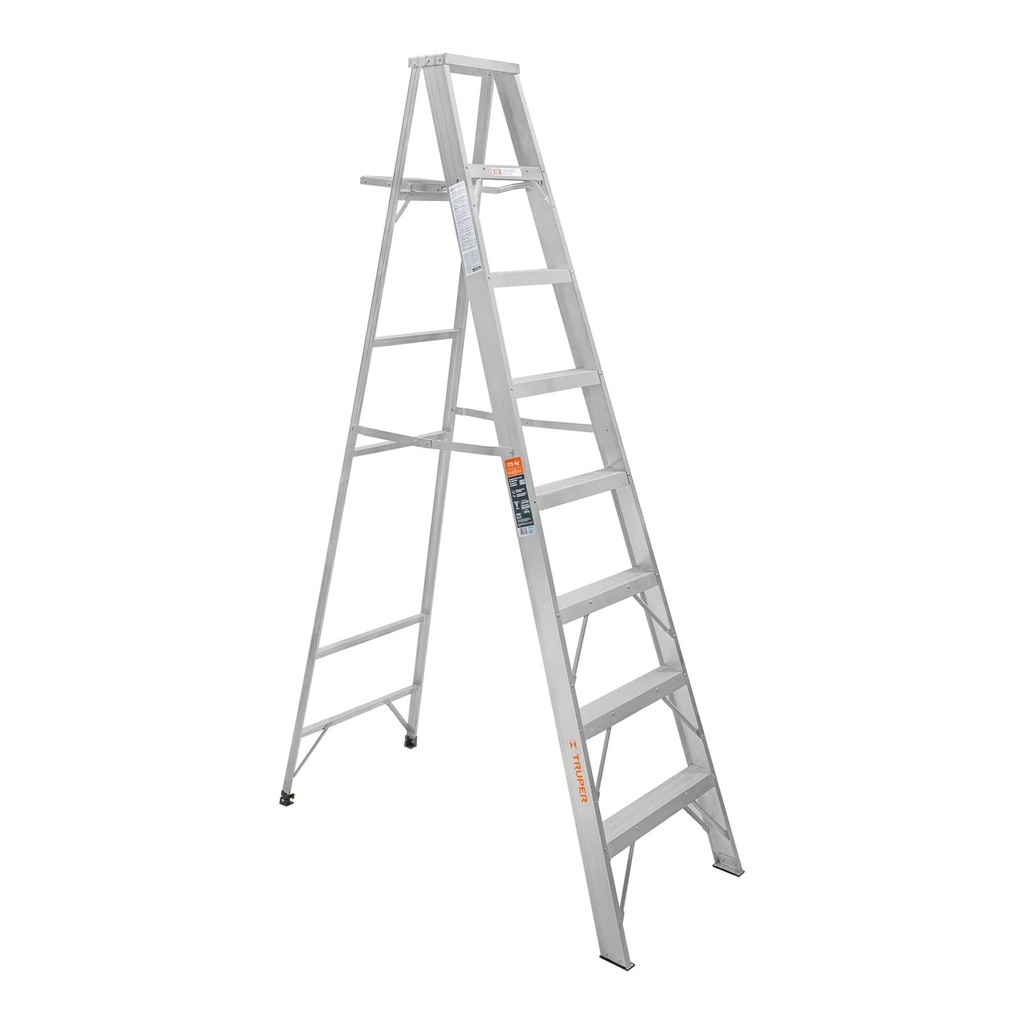 Escalera de tijera 100% aluminio tipo ll 7 peldaños, Truper - Pag 192